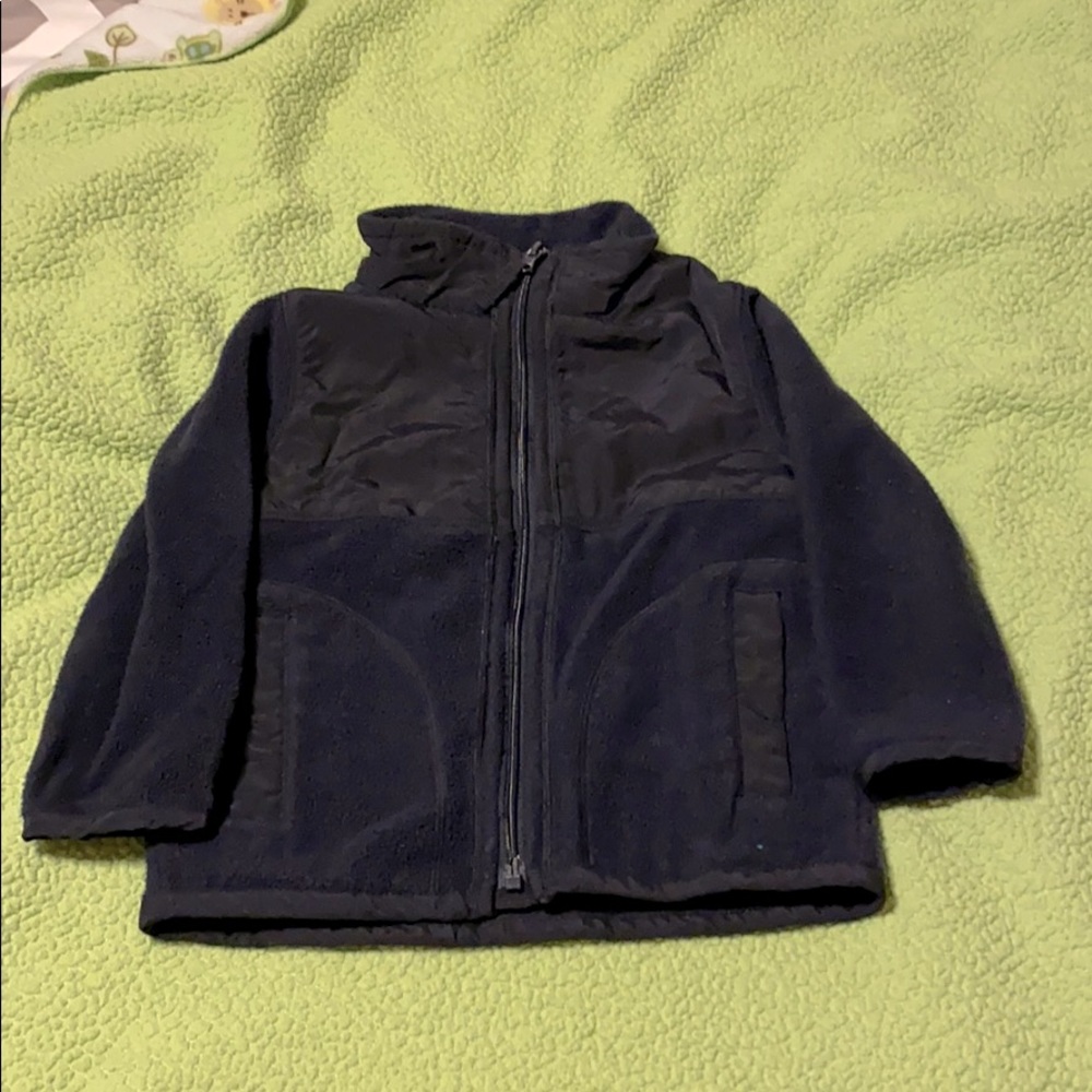 Navy Blue Fleece Jacket